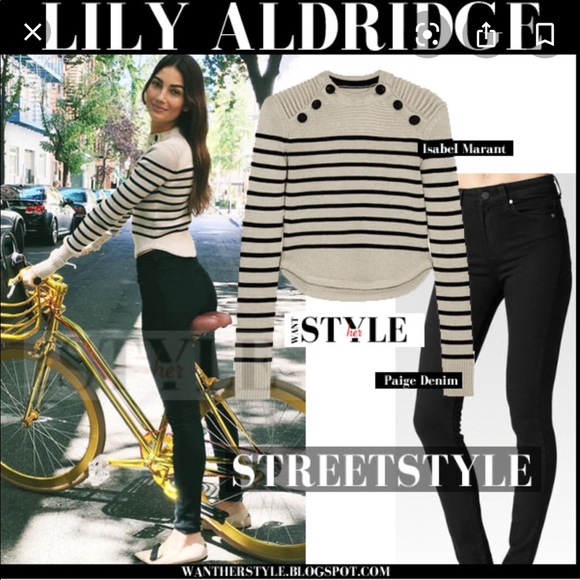 Isabel Marant Hatfield Merino Wool Sweater Tan 44 - Picture 12 of 16